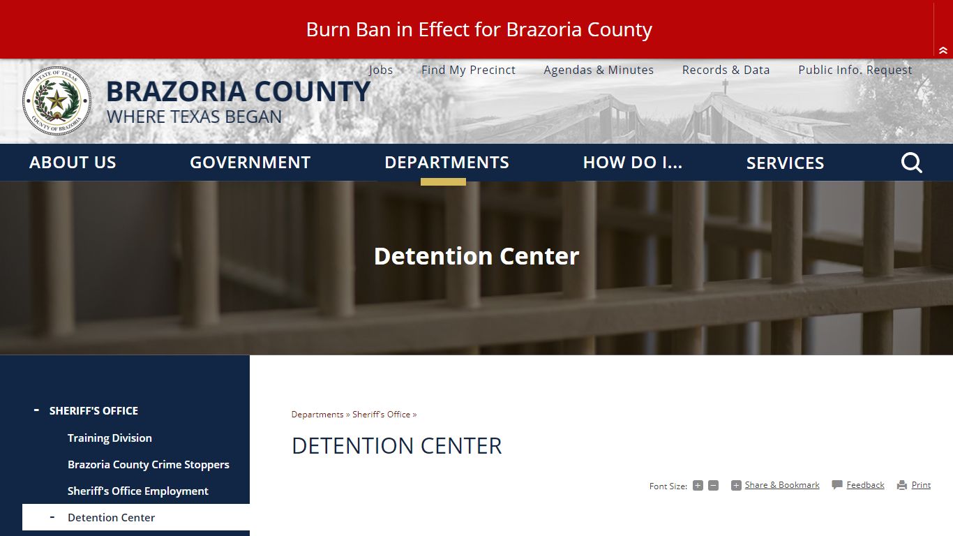 Detention Center | Brazoria County, TX